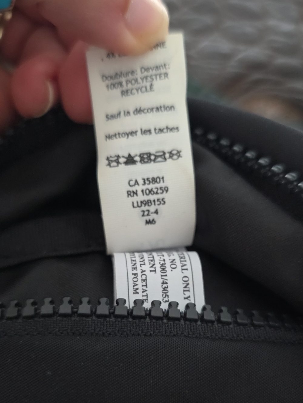 Lululemon Athletica Black Backpack - Picture 12 of 13